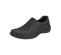 Josef Seibel Homme Mocassin,Chaussons Anvers 63, Monsieur Chaussures Basses,Largeur K (Extra-Large),Semelle intérieure Amovible,Gris (Granit),40 EU / 6.5 UK