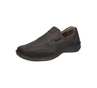 Josef Seibel Homme Mocassin,Chaussons Anvers 67, Monsieur Chaussures Basses,Largeur K (Extra-Large),Semelle intérieure Amovible,Gris (Granit),41 EU / 7 UK