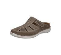 Josef Seibel Homme Mocassin,Chaussons Anvers 76, Monsieur Chaussures Basses,Largeur K (Extra-Large),Semelle Amovible,Gris (Grau-Kombi),39 EU / 6 UK