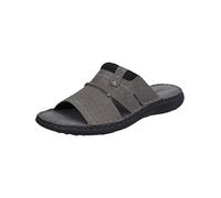 Josef Seibel Homme Sabots Vincent 07, Monsieur Mules,Largeur G (Normale),Pantoufle,Slides,Sandale,Gris (Asphalt-Kombi),41 EU / 7 UK