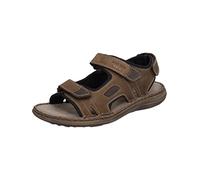 Josef Seibel Homme Sandales Classiques Vincent 08, Monsieur Sandales,Largeur G (Normale),Sandale à Velcro,Marron (Braun-Kombi),41 EU / 7 UK