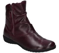 Josef Seibel Naly 24 Womens Ruchés Bottines De Cuir 39 EU Amarena Leather
