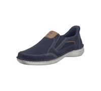 Josef Seibel Pantoufles pour homme New Anvers.25, largeur K (extra large), semelle intérieure amovible, Bleu nuit combi, 44 EU X-Weit