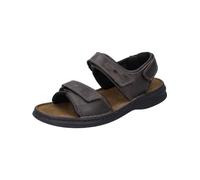 Josef Seibel Rafe, Sandales Bout ouvert homme - Brown (Moro/Black), 45 EU