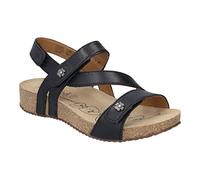 Josef Seibel Sandales à lanières pour femme Tonga 53, largeur G (normale), Noir , 38 EU