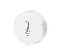 Joselin 1 PCS Capteur de Température et D'Humidité ZigBee Tuya Smart Home Blanc en ABS Moniteur de Thermomètre Intérieur Fonctionne pour Smart Life