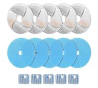 Joselin 5 Jeux de Filtres de à Eau pour Chat de Remplacement pour Carrée de 2,2 L/73 Oz à Triple Filtration pour pour Animaux de Compagnie