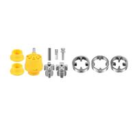 Joselin 8pcs PVC Filet Maker Outil en Plastique Tuyau en Plastique Tap Dies Dies Tuyau de Plomberie Outil de Plomberie Électrique 1/2 Pouce 3/4 Pouce 1 Pouce