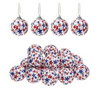 Joselin FêTe de L'IndéPendance Boule Suspendue-4 èMe Juillet Ornements de Boule Patriotique DéCor de FêTe pour DéCorations d'arbre de NoëL de Vacances B