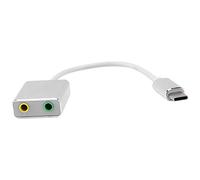 Joselin Fiche type C Câble Sound Carte Splitter Adaptateur Externe Casque USB Carte Son Adaptateur Externe avec Prise 3,5 mm 235101