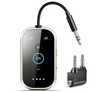 Joselin HD Audio Bluetooth 5.4 Récepteur D'Émetteur à Double Liaison - Inlassable pour Les Écouteurs, pour Avion/Voiture de Télévision/Gymnase