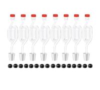 Joselin Kit de 8 pièces double Bubble Air Lock - Fermentation Air Lock - Kit de douche Brewing Air Lock pour la fermentation