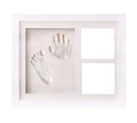 Joselin Kit D'Empreintes de Mains et de Pieds en Argile pour - Cadeaux de FêTe PréNatale et DéCoration Parfaite pour Chambre d'enfant Blanc