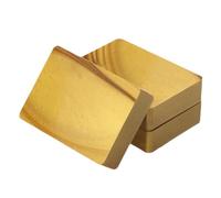 Joselin Lot de 4 blocs de cire à sceller pour bouteille de vin - Cire de remplissage résistante et polyvalente pour le vin, 4 pépites de cire de 0,5 lb avec PTFE, doré