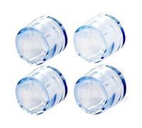 Joselin Lot de 4 bouchons de protection en caoutchouc transparent pour pieds de table et de chaise 15 mm