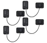 Joselin Lot de 4 D'Armoire pour Réfrigérateur avec Mot de Passe pour Enfants Verrouillage de Sécurité pour Enfants (Noir)