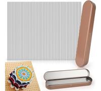 Joselin Lot de 50 tiges en acier inoxydable de 3 mm de diamètre avec boîte de rangement