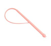 Joselin Mulated Mouse Tail Cat Toy Cat Teaser Funny Stick Silicone Long Tail Pet Interactive Toys Facile à Installer Facile à Utiliser Rose