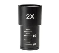 Joselin Oculaire pour microscope , lentille de Barlow 2 fois pour microscope avec connecteur de 23,2 mm