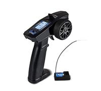 Joselin P32 Course Turbo 91803G-C 2.4G 4CH VT SystèMe LCD Affichage éMetteur Radio TéLéCommande avec RéCepteur pour Bateau de Voiture TéLéCommande