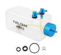 Joselin Réservoir de carburant essence Bouteille en plastique transparent 400 CC CNC pour gaz RC et avion nitro