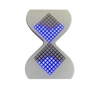 Joselin Sablier Électronique 3D, Sablier Numérique 3D, Minuterie Électronique, Sablier Imprimé en 3D, Sablier Électronique LED Lumière Bleue