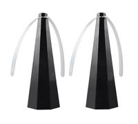 Joselin Ventilateurs USB Portables pour Table avec Lames Holographiques pour Effrayer les Mouches, les Guêpes et les Abeilles. Ventilateur de Pique-Nique Extérieur pour Restaurant et Maison, 2 Pièces.