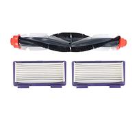 Josenidny 1 pièce Combo de rechange brosse à rouleau + filtre HEPA X2 Paranéat Xv-21 XV Signature Pro Xv-11 Xv-12 Xv-15 Combo Courbé Brosses à rouleau