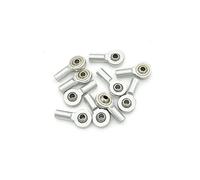 Josenidny 10 Pcs Métal M2 Tirante extrémité Joint Sphérique Tête Une Balle pour Mini 4WD RC Voiture Camion À Main Bateau Avion,3