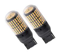 Josenidny 2X 7440 Canbus Super Ampoule LED Erreur T20 W21W 144 SMD pour Clignotant Arrière Arrière