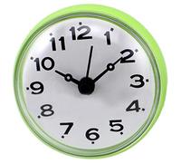 Josenidny 7 cm Étanche Douche Horloge Ventouse Mur Vert