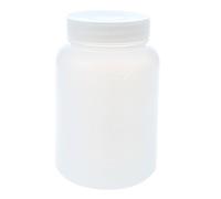 Josenidny Bouteille en Plastique Blanche de Widemouth de de Stockage Chimique de Laboratoire 500ML