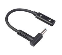 Josenidny Câble adaptateur USB type C vers Hp4506 mâle 90° 4,5 x 3,0 mm DC avec puce Pd pour ordinateur portable