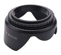 Josenidny DC- HOOD Pare-soleil en forme de pétale pour objectif de 58 mm à visser Noir 58 mm