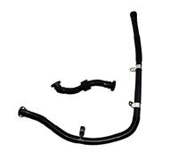 Josenidny Dura_TUBING 8L0133817 06A133817Q Lot de 2 tuyaux pour pompe à air secondaire en plastique Noir