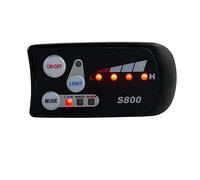 Josenidny éLectrique 36V48V S800 LED LCD MèTre Panneau De Commande Affichage pour ContrôLeur Ebike 5 Broches Connecteur De Prise éTanche