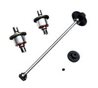 Josenidny Ensemble différentiel d'arbre d'entraînement d'essieu principal en métal pour pièces de mise à niveau de voiture A959-B A969-B A979-B 1/18 RC