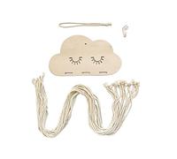 Josenidny INS Nordique Bois Nuage Barrettes à Cheveux Support Princesse Filles Cheveux Aiguille Bandeau Rangement Pendentif Organisateur, 1