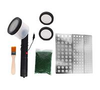 Josenidny Kit de flocage avec applicateur d'herbe statique ABS avec poignée antidérapante pour modélisation de paysages
