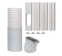 Josenidny Kit de remplacement pour climatiseur portable - Tuyau d'échappement universel pour fenêtres coulissantes