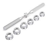 Josenidny Kit d'ouvre-boîtier arrière professionnel de 7 pièces, réparation de montres, ouverture et réglage des boîtiers à vis pour /