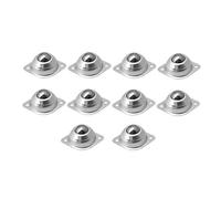 Josenidny Lot de 10 convoyeurs à billes en acier de 3 cm de diamètre - Outil de transmission à billes - 15 A