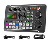 Josenidny Mixeur audio, carte son et interface audio avec effets de mixage DJ et changeur de voix, studio de production de podcast