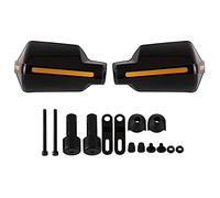 Josenidny Paire de protège-mains de moto 7/8 22 mm guidon protège-mains de vélo brosse coupe-vent (noir)