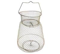 Josenidny Panier de pêche pliable et portable en d'acier