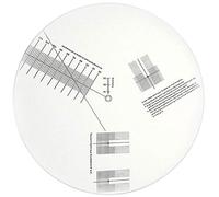 Josenidny Plaque d'étalonnage de disque vinyle LP, anti-glissement, rapporteur, outil de réglage, règle pour platine