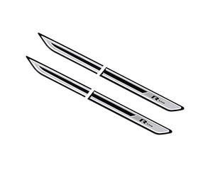 Josenidny Pour B8 chrome ailes de voiture décoration autocollant voiture garde-boue accessoire de revêtement