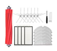 Josenidny Pour Max / Max + / T8 Accessoires de filtre Hepa Brosse principale Brosse de nettoyage Chiffon de nettoyage Pièces d'aspirateur robot