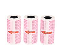 Josenidny Rouleau de Papier Thermique 3X, éTiquettes Thermiques Directes en Couleur, Rouleau 50X15Mm, D'Autocollant AdhéSif Fort pour A6