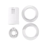 Josenidny Vis à Coque en Plastique de Type Douille E14 Ampoule Douille AC 250V 2A